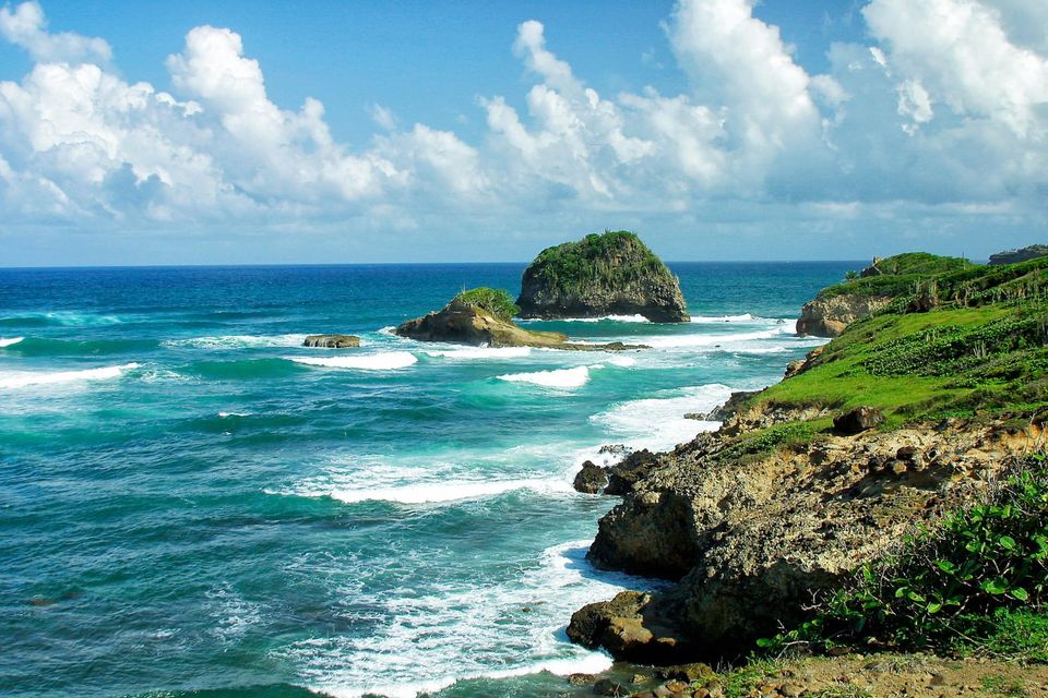 Picture of atlantic coast line on the island